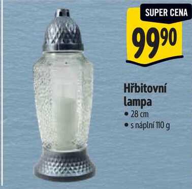  Hřbitovní lampa, 110 g