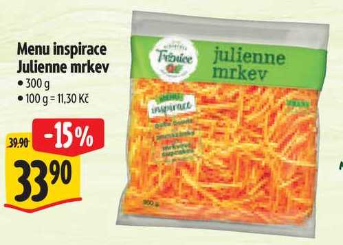 Menu inspirace Julienne mrkev, 300 g 
