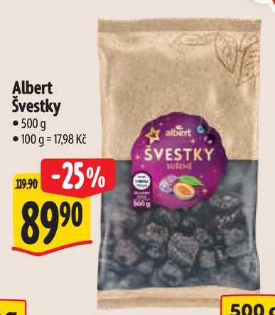 Albert Švestky, 500 g