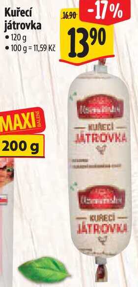 Kuřecí játrovka, 120 g 