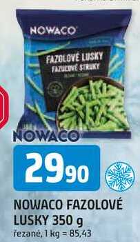 NOWACO FAZOLOVÉ LUSKY 350 g řezané