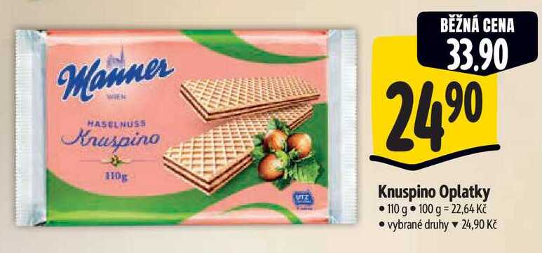 Knuspino Oplatky, 110 g
