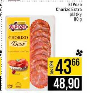 El Pozo Chorizo Extra plátky 80 g 