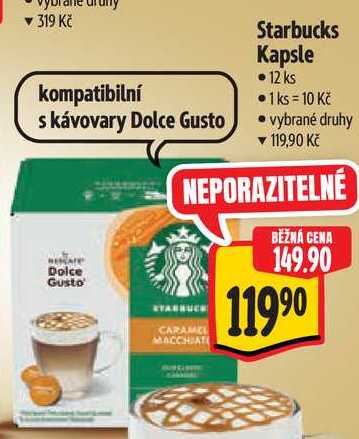 Starbucks Kapsle, 12 ks