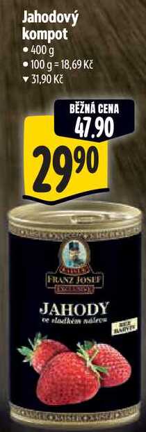 Jahodový kompot, 400 g