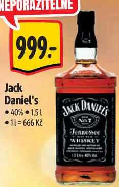 Jack Daniel's, 1,5 l