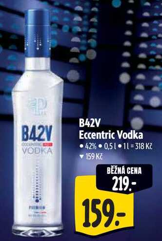 B42V Eccentric Vodka, 0,5 l