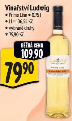Vinařství Ludwig, 0,75 l