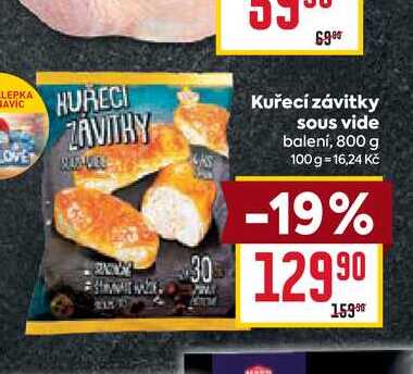 Kuřecí závitky sous vide balení, 800 g  