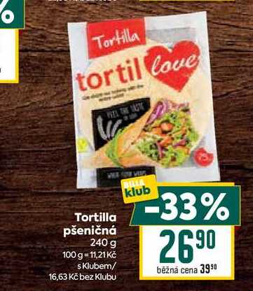 Tortilla pšeničná 240 g 