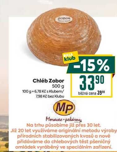 Chléb Zobor 500 g