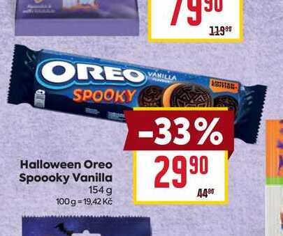 Halloween Oreo Spoooky Vanilla 154g