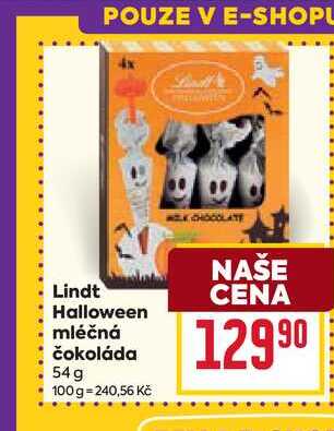 Lindt Halloween mléčná čokoláda 54g