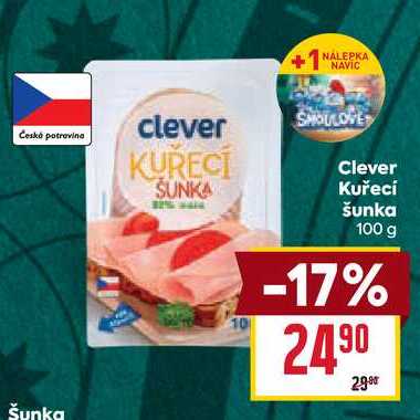 Clever Kuřecí šunka 100g