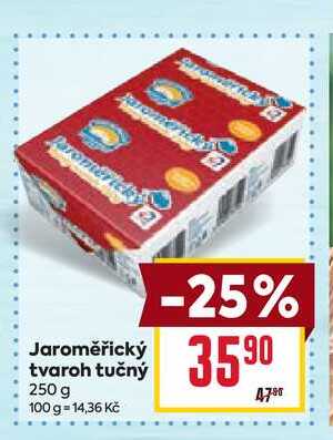 Jaroměřický tvaroh tučný 250 g 