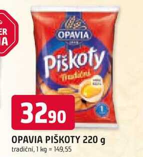 OPAVIA PIŠKOTY 220 g tradiční