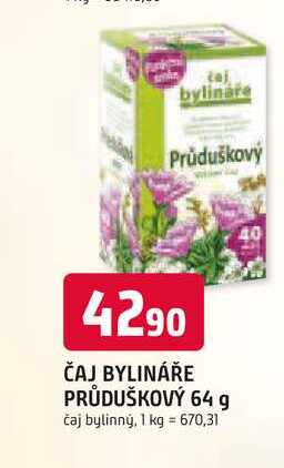ČAJ BYLINÁŘE PRŮDUŠKOVÝ 64 g 