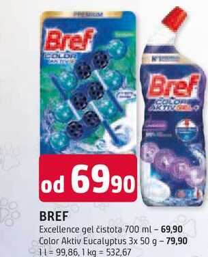 Bref Color Aktiv Eucalyptus 3x 50 g