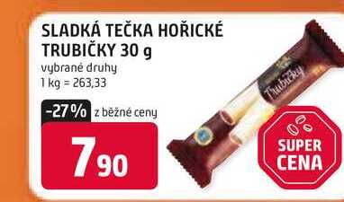 SLADKÁ TEČKA HOŘICKÉ TRUBIČKY 30 g 