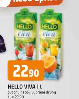 HELLO VIVA 1l ovocný nápoj