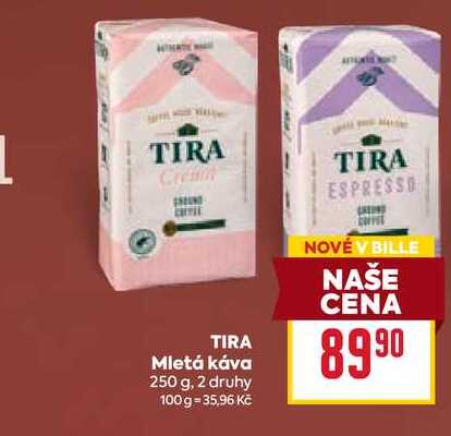 TIRA Mletá káva 250 g