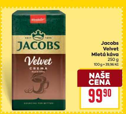 Jacobs Velvet Mletá káva 250 g 