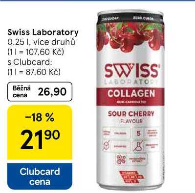 Swiss Laboratory, 0.25 l, více druhů