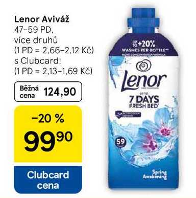 Lenor Aviváž, 47-59 PD