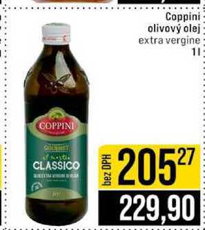Coppini olivový olej extra vergine 1 l