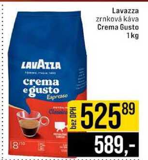 Lavazza zrnková káva Crema Gusto 1 kg