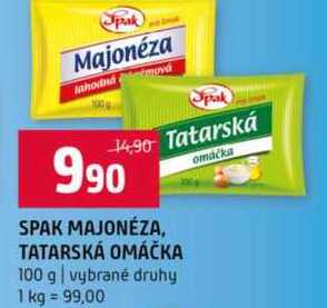 Spak tatarská omáčka 100g
