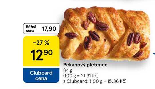 Pekanový pletenec, 84 g