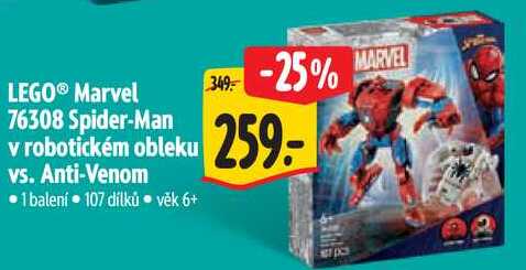 LEGO Marvel 76308 Spider-Man v robotickém obleku vs. Anti-Venom 