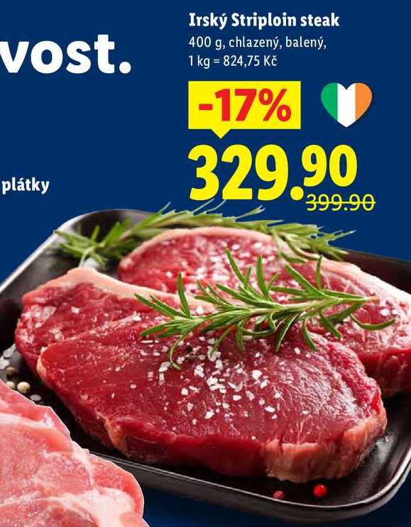 Irský Striploin steak, 400 g