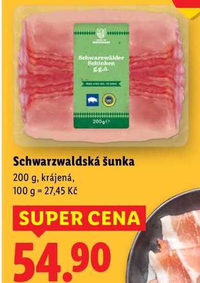 Schwarzwaldská šunka, 200 g