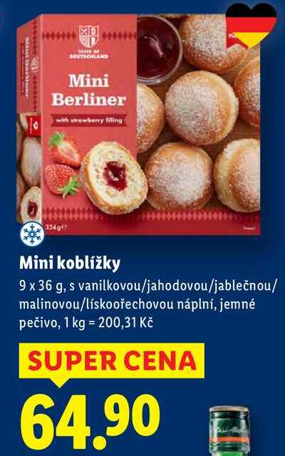 Mini koblížky, 9x 36 g