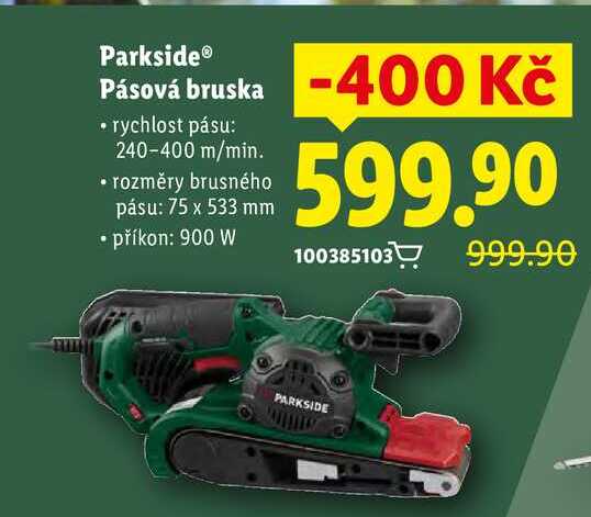 Parkside Pásová bruska 