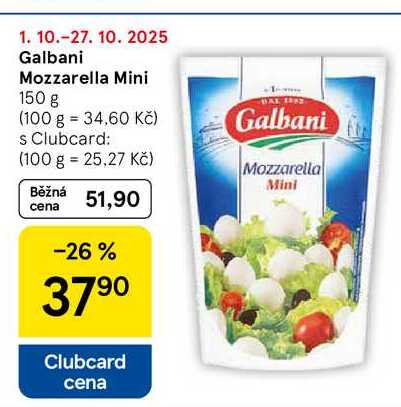 Galbani Mozzarella Mini, 150 g