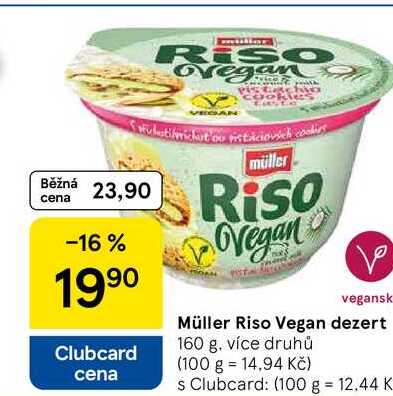Müller Riso Vegan dezert, 160 g