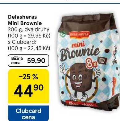 Delasheras Mini Brownie, 200 g