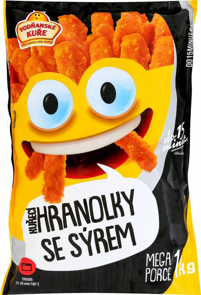 Vodňanské kuře Smažené kuřecí hranolky/ Smažený kuřecí popcorn