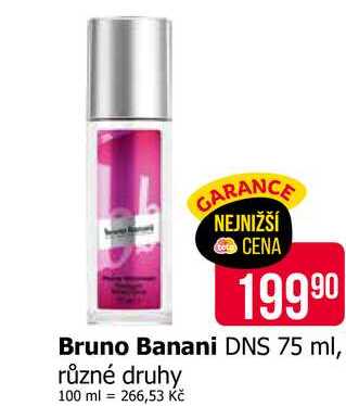 Bruno Banani DNS 75 ml, různé druhy