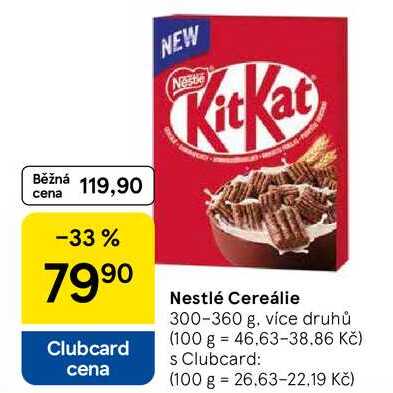 Nestlé Cereálie, 300-360 g
