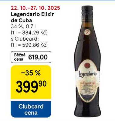 Legendario Elixir de Cuba, 0,7 l