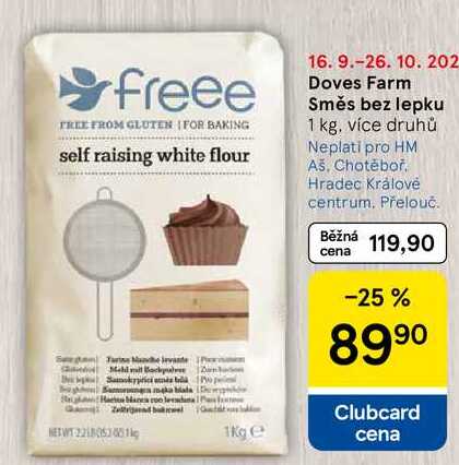 Doves Farm Směs bez lepku, 1 kg