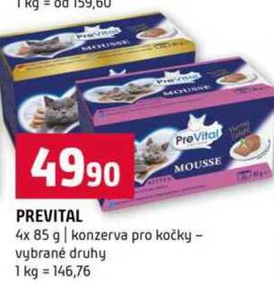 Prevital 4x85g