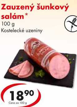 Zauzený šunkový salám, 100 g 