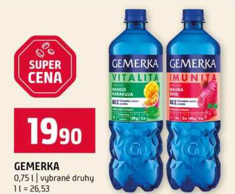 Gemerka 0,75l