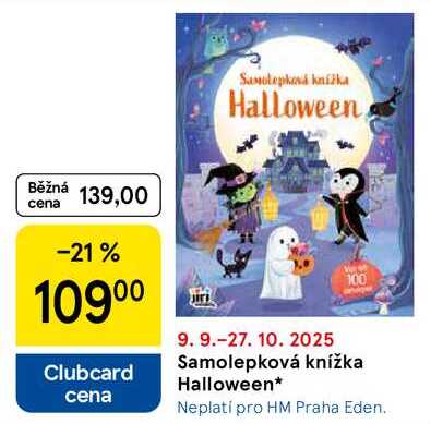 Samolepková knižka Halloween 