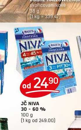 JČ NIVA 30 - 60% 100g 
